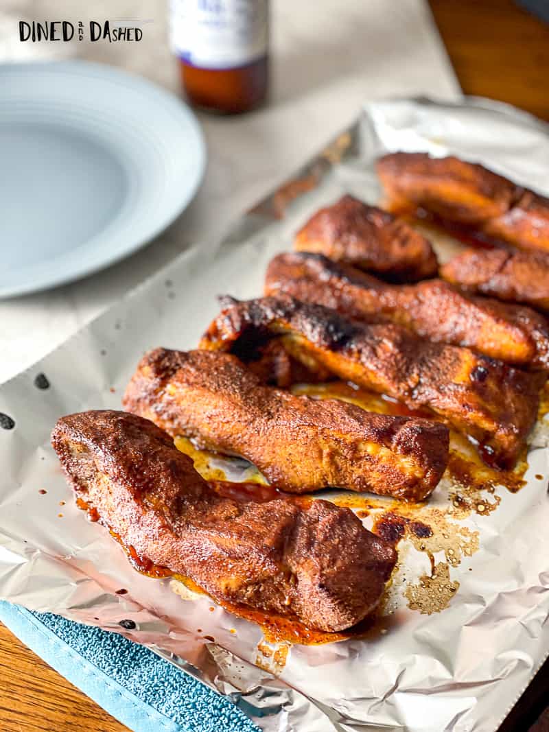 Tender Oven Baked Spicy BBQ Boneless Pork Ribs Recipe Dined And Dashed tender-oven-baked-spicy-bbq-boneless-pork-ribs-recipe-dined-and-dashed